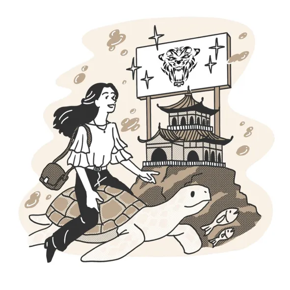 朝から深夜まで、時を旅する竜宮城!?