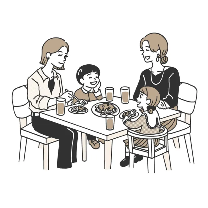 ママ友ランチ会、子連れでも安心